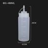 Sauce Squeezing Bottle Plastic Squeezing Bottle Plastic Salad Bottle Oil Bottle Vinegar Bottle Jam Bottle Kitchen