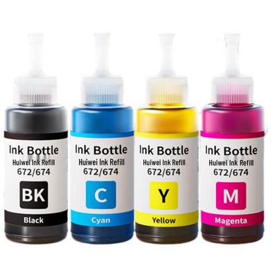 Huiwei T672 4-Color Ink Refill Set for Epson L-Series Printers
