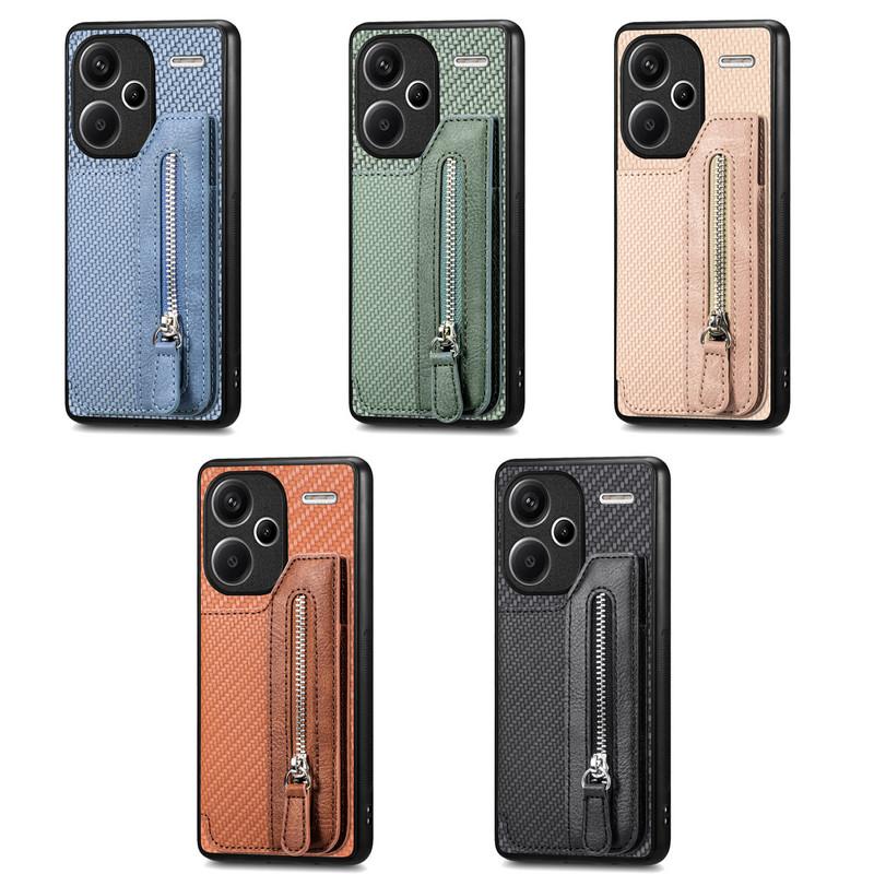 For Xiaomi Redmi Note 13 Pro 5G 4G Case Zipper Wallet Leather Back Cover For Redmi Note 13 Pro Plus Case Note 13 13Pro Funda
