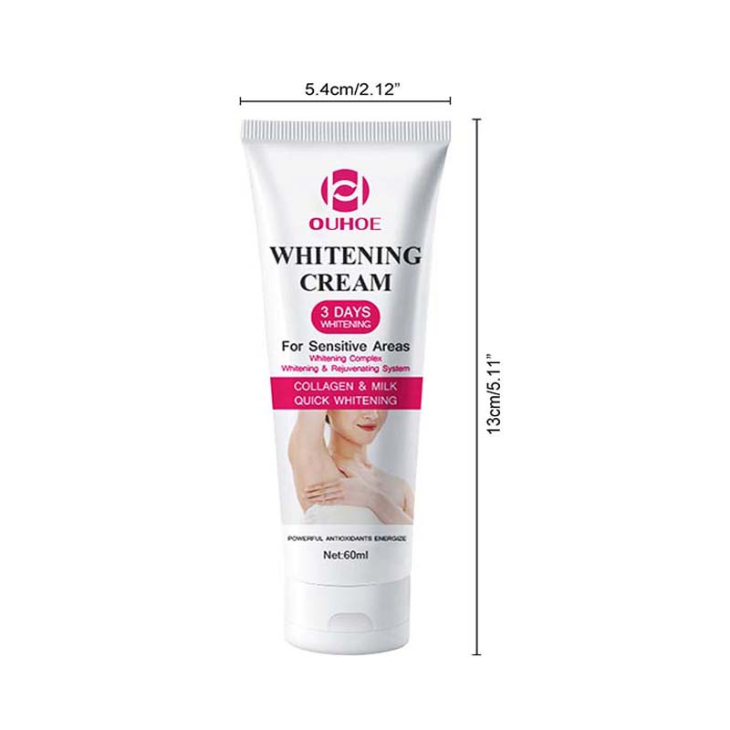 Armpit Whitening Cream Intimate Areas Underarm Lightening Elbow Knee Brighten Dark Spots Remove Private Parts Skin Melanin