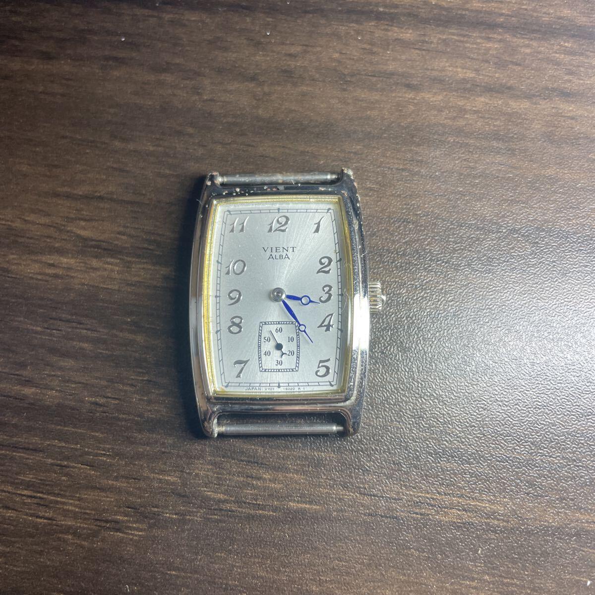 SEIKO Seiko ALBA Alba Watch Quartz Face Only Shell Dial Small Second Working Item