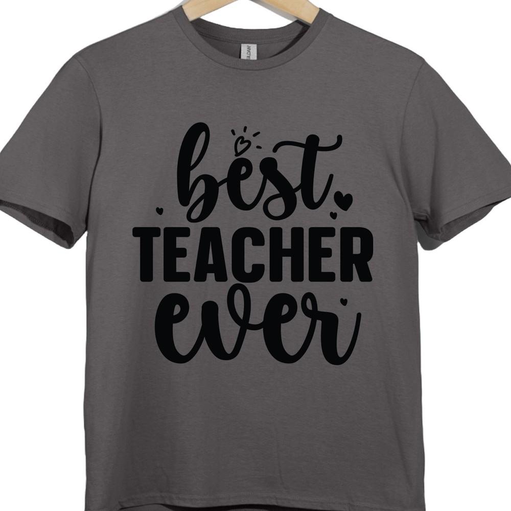 Camiseta Melhor Professor de Sempre Presente de Agradecimento Fim de Período Escola Gráfica Top