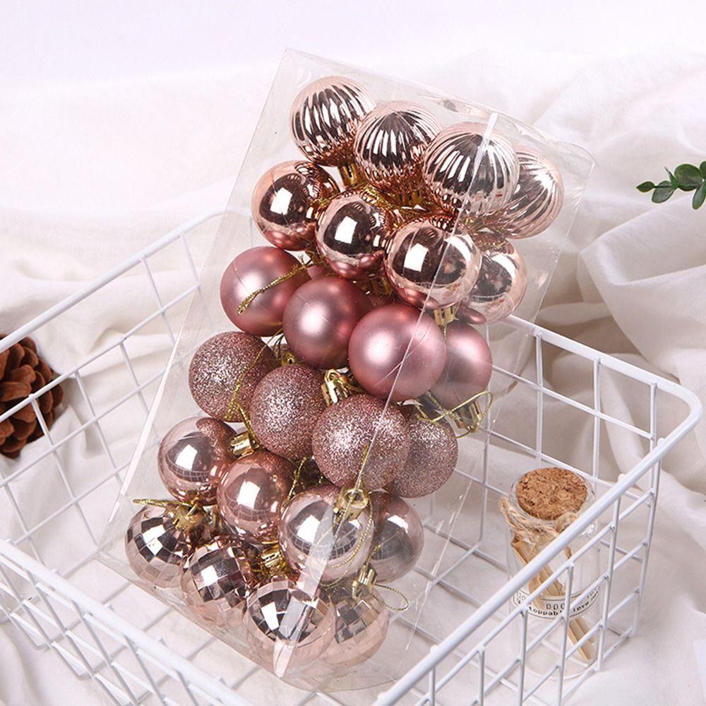 Year Crafts Home Decor Drop Pendant Xmas Hanging Christmas Balls Bauble Christmas Tree Decoration