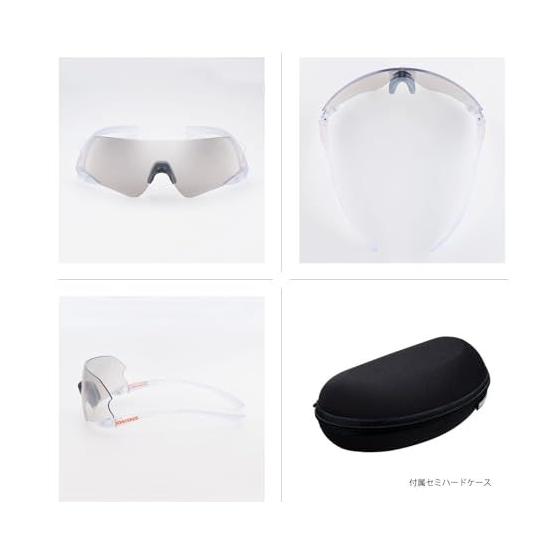 Used New [SWANS] Sports Sunglasses Made in Japan Mirror Lens E-NOX NEURON G3 Enox Neuron Running Marathon Tennis Golf Baseball ENNG3-0712 MCLA Adult