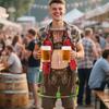 Lustige Schürzen für Männer Erwachsene Kochschürze Fleckenabweisend Atmungsaktive Schürzen für Weihnachten Restaurant Hochzeit Halloween