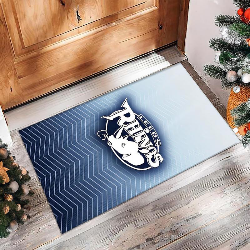Leeds Rhinos Crystal Velvet Carpet Soft Anti?Slip Floor Mat Comfortable Home Living Room Bedroom Decor Rug