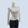 Blended Soft Glutinous Knitting Heaps Collar Sweater Bottoming Shirt for Women Autumn and Winter Simplicity Easiest for Match Slim Long Sleeve Top