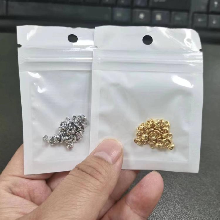 Multipurpose Pearls Clasp Endings Stylish Pearls Ends Strong Alloy Clasps for Beading and Clothing Embellishment