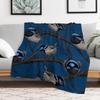 Night fairy wrens Throw Blanket Spring Fall Cozy Throw Blanket for Couch