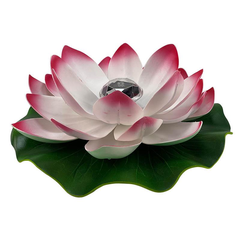 Solar LED Floating Lotus Light for Outdoor Pools and Courtyards