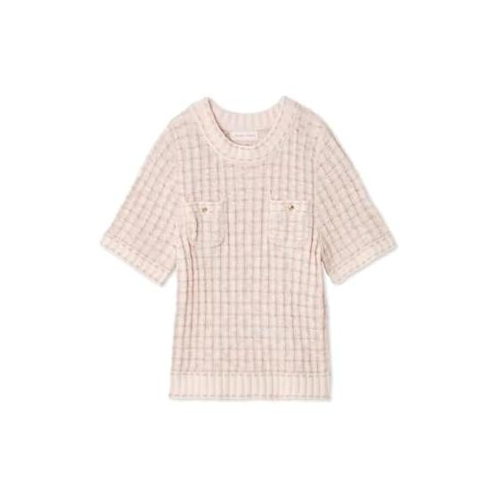 [Sneider Home] Lame Knit Tweed Pullover SHNT254076 Women s