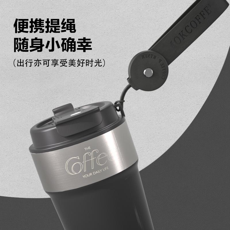 High-value thermos cup Office light luxury high-end water cup Business activities Double drinking cup