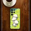 Kawaii Panda Phone Silicone Case For Samsung S24 22 20 23 21 20 Ultra Plus Lite 5G Print Cover