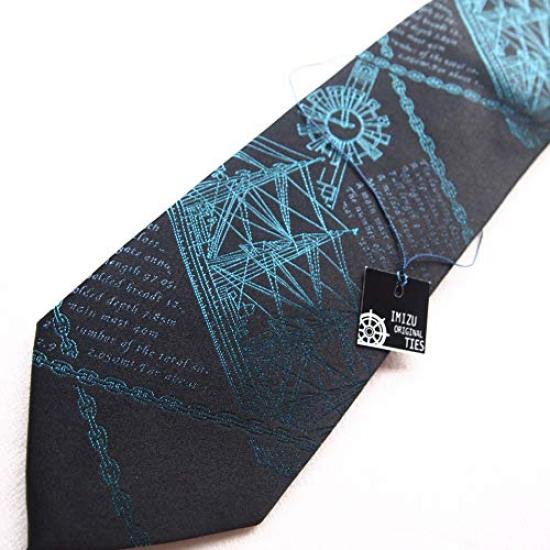 [Shikisai No Mise] Ship Tie, Lady of the Sea Kaioumaru Tie (Light Blue)