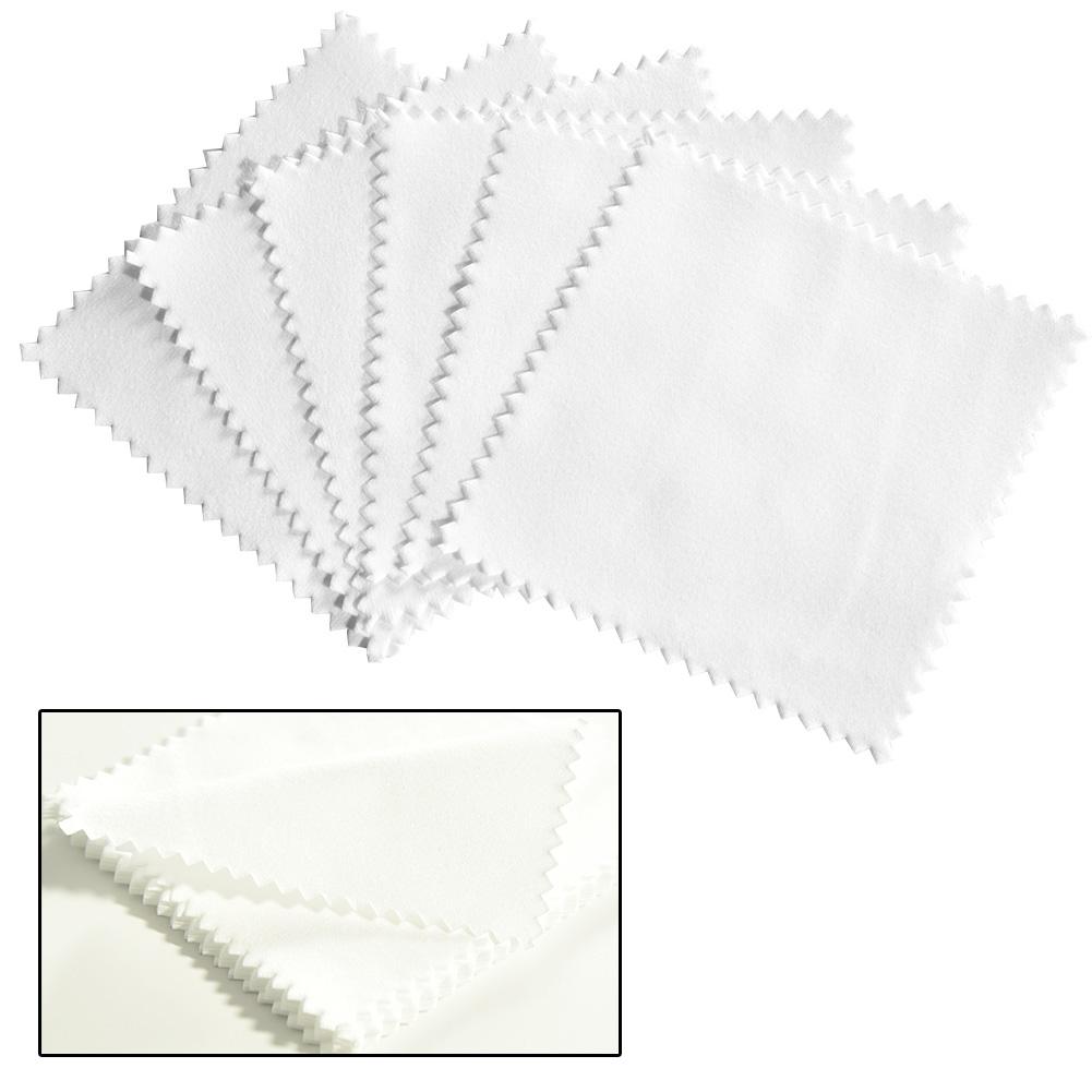 20pcs/Set White Microfiber Car Glass Coating Cleaning Waxing Cloths Soft Thin