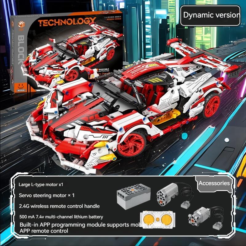 Technical Building Blocks 1400PCS Model Racing Sport Car City Mechanical Speed Vehicle Supercar Brick Puzzle Toys Kid Adult Gift