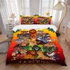 Lion Characters Collage Print 3Pcs Bedding Setduvet Cover With 2 Bedropillowcase Home Birthday Gift