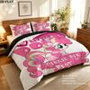 Pinkie Pie Pattern Bedding Home Decoration Birthday Gift ( 1 duvet cover + 2 pillowcase, without core),fan merchandise.