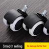 Silent Office Chair Swivel Casters - Universal Rollers & Accessories