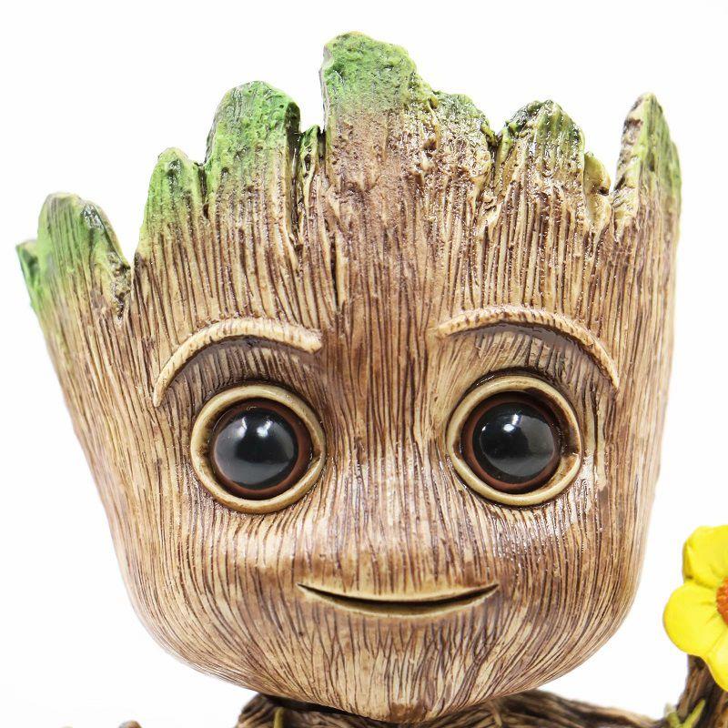 Adorable Guardians Of The Galaxy Baby Groot Tree Man Figure Flowerpot Penpot Kid Toy For Every Fan