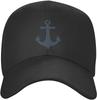 Nautical Anchor Baseball Cap Unisex Cotton Adjustable Casual Summer Outdoor Trucker Hat