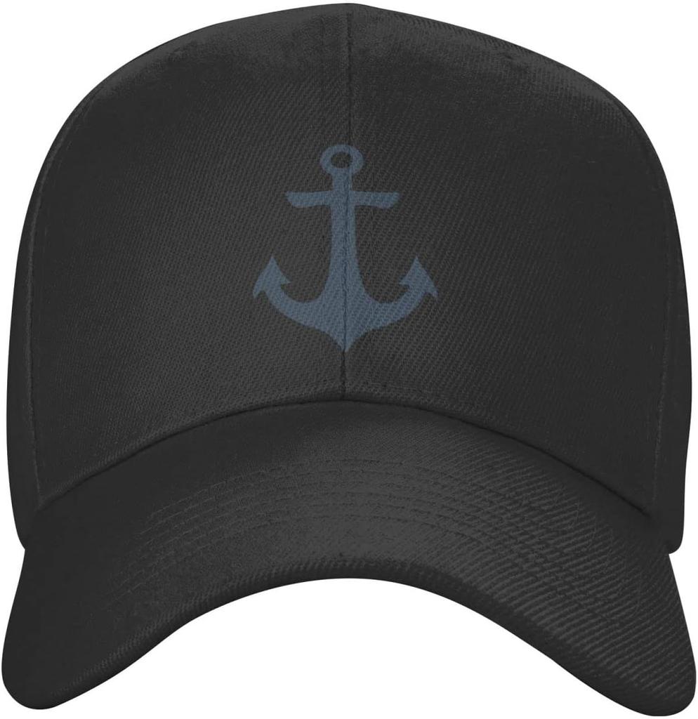 Nautical Anchor Baseball Cap Unisex Cotton Adjustable Casual Summer Outdoor Trucker Hat