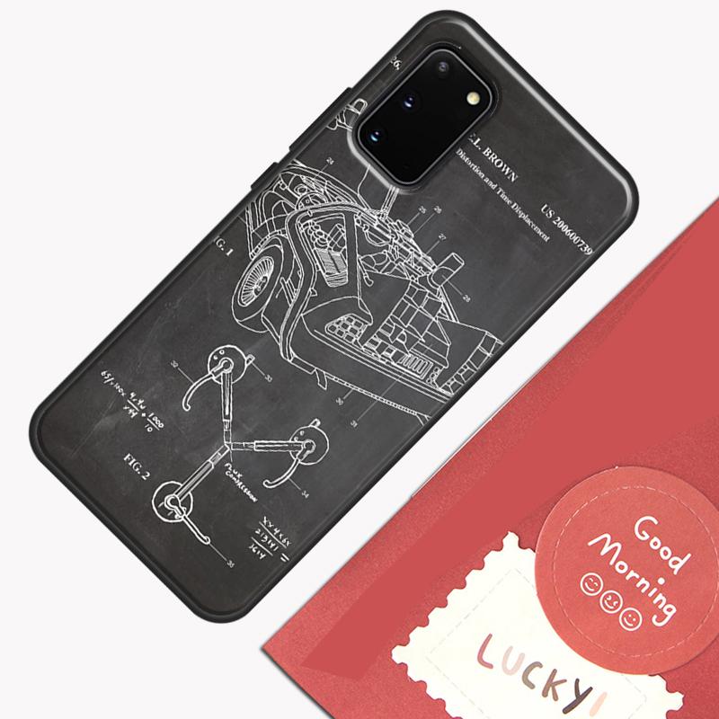 Back To The Future Time Machine Phone Case For Samsung Galaxy S26 S25 S24 S20 S21 S22 S23 Ultra S10 Plus S25 FE Cover Shell