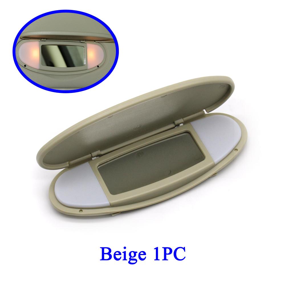 LHD RHD Car With Lamp Sun Shade Visor Makeup Cosmetic Mirror Cover For BMW MINI Cooper S One D JCW R55 R56 2006-2013 51167361833