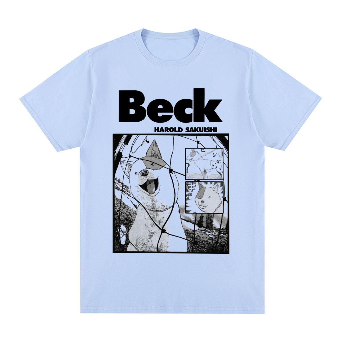 

Beck Vintage T-shirt Mongolian Chop Squad Anime Print Art Cotton Men T shirt New Tee Tshirt Womens Tops 4XL