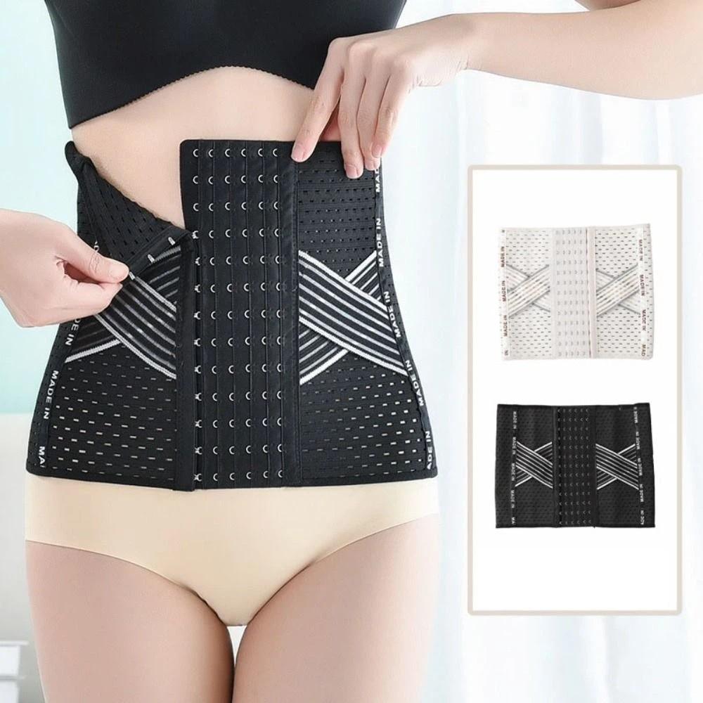 Corset Waist Trainer Belt Postpartum Training Sweat Belt Adjustable Girdle Body Shaper Lady