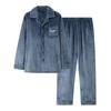 Couple Pajamas Women'S Autumn And Winter Models Fleece Thickened Flannel Warm Coral Fleece Loungewear Men'S Suit
