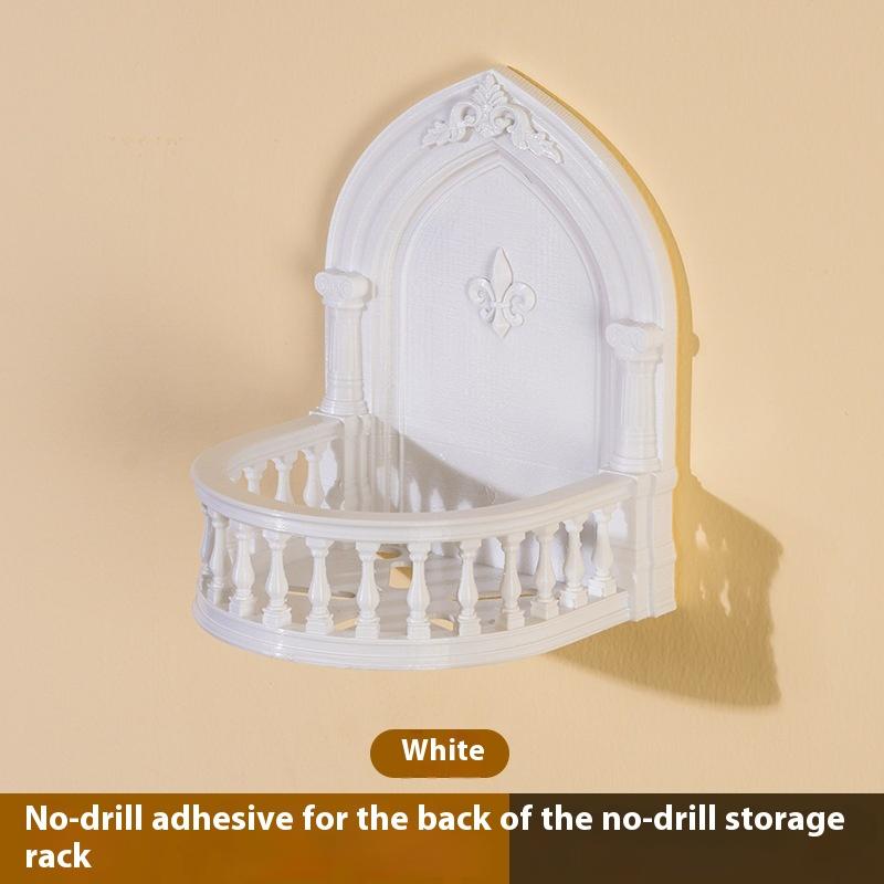 

Camera Holders Wall-Mounted Monitoring Head Support Household Universal Wall Hanger Living Room Racks Tray Home Storage Holders белый