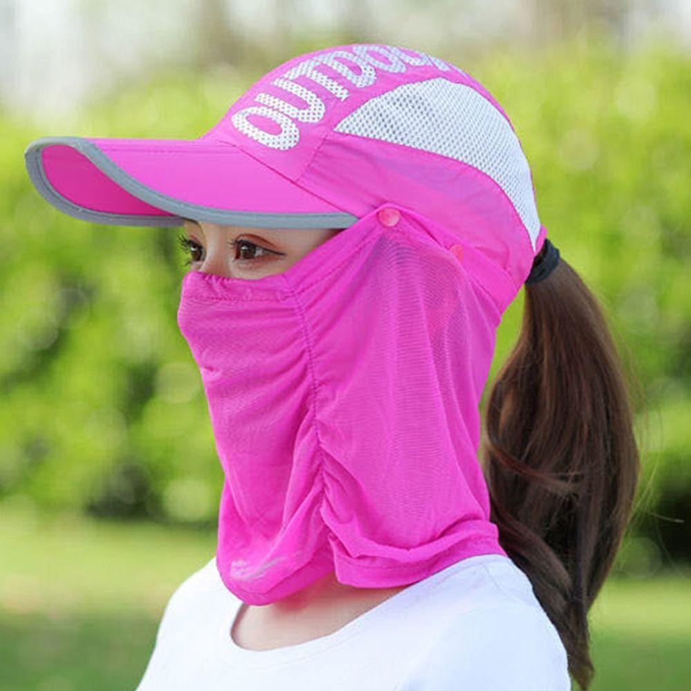 Sun Hat Sun Protection Hat Quick-dry Hat Face Cover Cap Cooling Wide Brim Baseball Cap Men