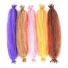 Springy Afro Twist Black Synthetic Crochet Hair Marley Twist Curly Braiding Hair Extensions DIY Wigs For Women Ladies