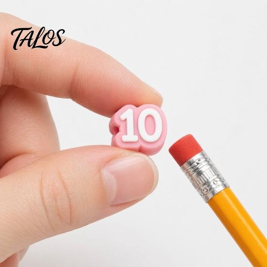 Pencil Identification System 1-20/1-30/1-50 Numbered Toppers, Reusable Classroom Labels Topper for Teachers, Tracking Markers School Organization