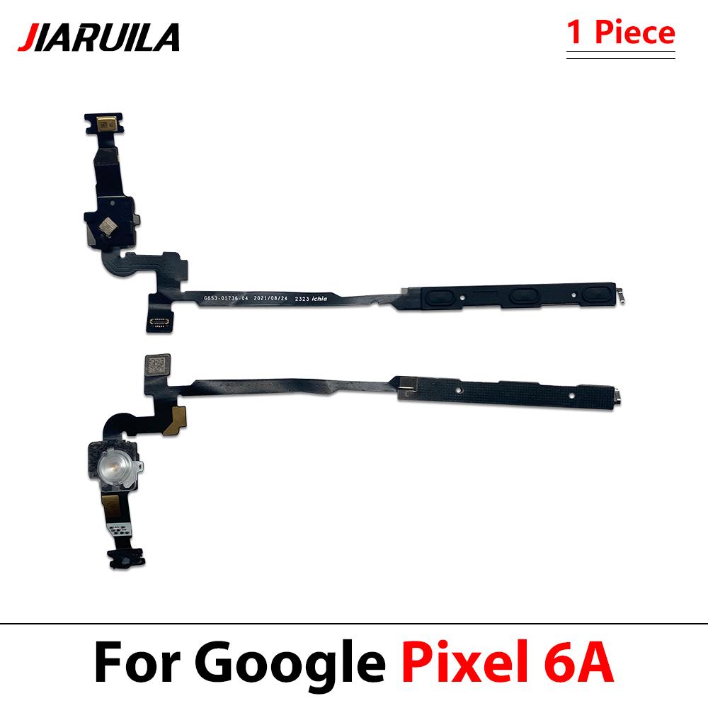 Power Switch On/Off Button Volume Control Key Button Flex Cable For Google Pixel 5 5A 6 6A 7 7A 8 9 Pro XL