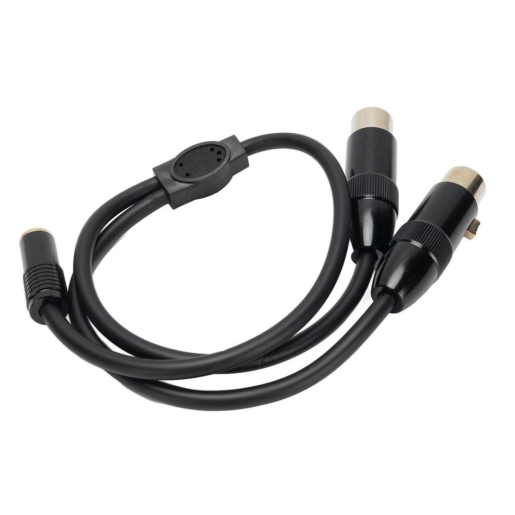 3,5 mm Buchse auf Dual XLR Buchse Kabel 0,5 m Länge 3,5 mm 1/8 Zoll AUX auf XLR Unsymmetrischer Y-Splitter Ka