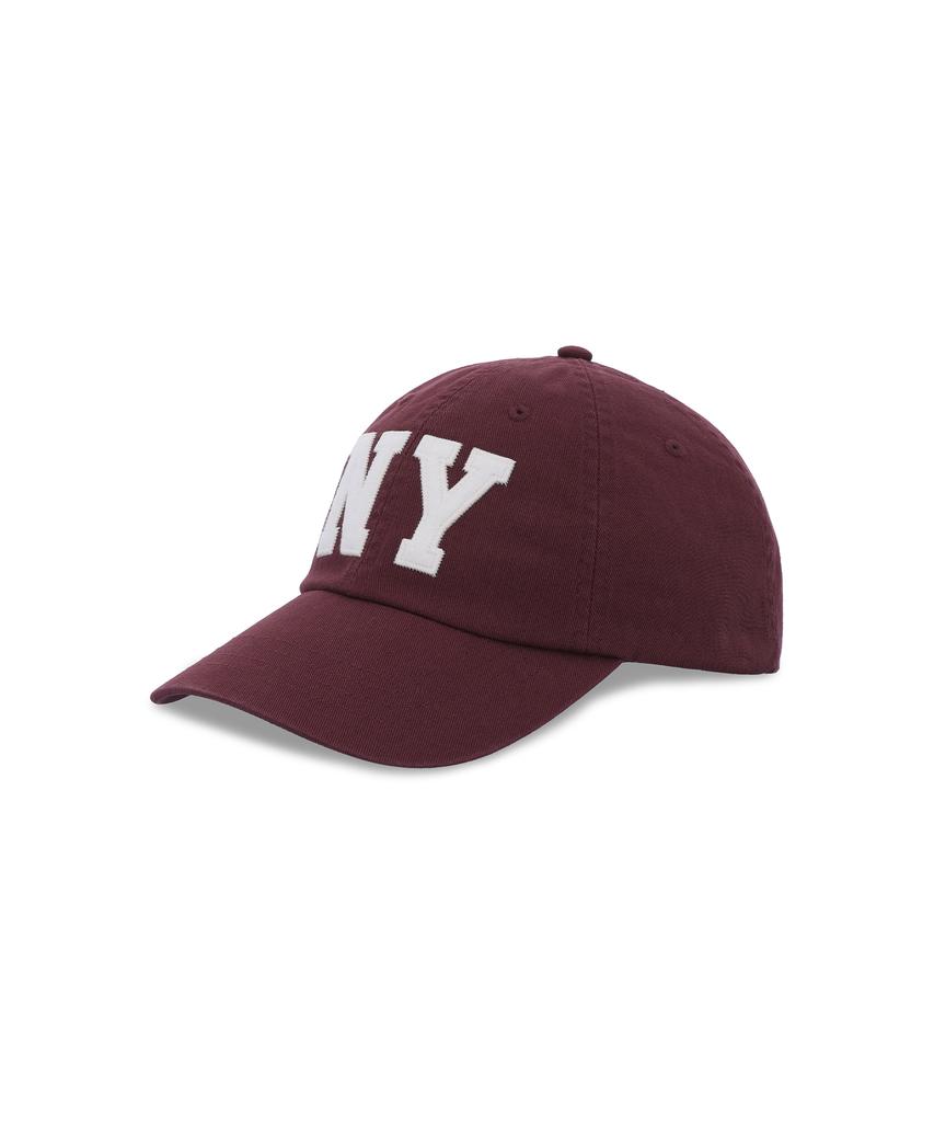 Cappellino da baseball in twill con patch Ny POLO RALPH LAUREN - Rosso