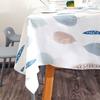Fruit Leaf Print Tablecloth Oil Proof PVC Wrinkle Resistance Tea Table Cover Home