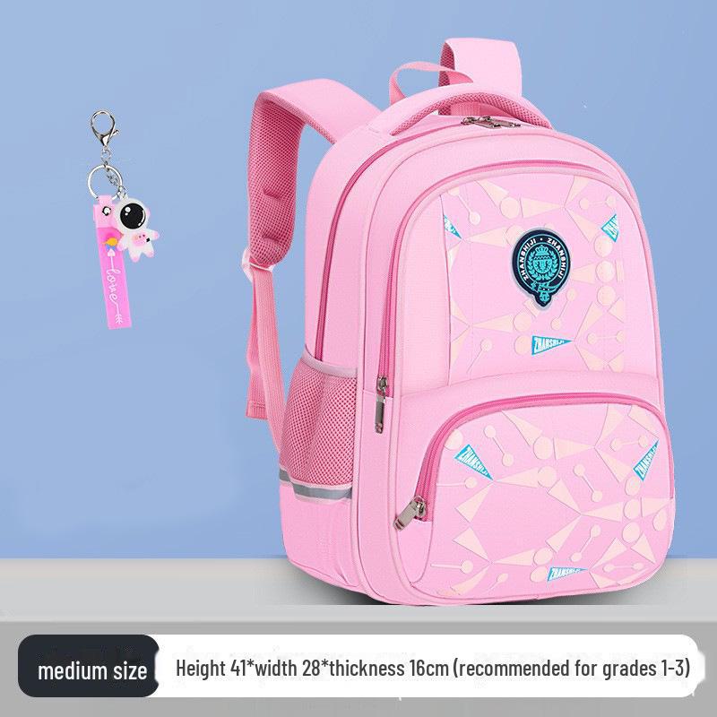 Stilvoller Wasserdichter Leichter Rucksack für Kinder, Klassen 1-6, mit Rückenschutz und Strapazierfähigem Verschleißfestem Design