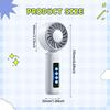 Handheld Fan Small Desk Fans 100 Speeds Adjustable Mini Hand Fans Personal Fans Cooling Fan for Travel Essential Summer Camping