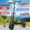 2026 TOURSOR E5B Neuer Elektroroller für Erwachsene – 6000W Motor, 60V 40AH, 11-Zoll All-Terrain-Reifen, Off-Road Elektroroller