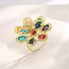 Open Ring Christmas Exaggerated Heavy-duty Adjustable Ring