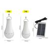 Solar Light with Panel USB Charged Hanging Emergency Sunlight Powered Lamp Outdoor Indoor House Solar Bulb Light Solar Panels