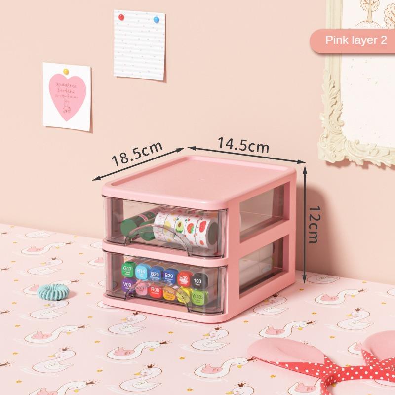 Multi-Layer Desktop Drawer Storage