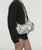 Sac bandoulière Codements à poches multiples_Argent