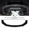 Front Bumper Lip Splitter Kit Gloss Black High Toughness Front Spoiler Body Kit Front Bumper Chin Front Bumper Lip Splitter