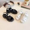 Summer Girls' Sandals, Outdoor Anti-slip Children's Beach Shoes, Casual and Able Girls' Summer Sandals 27-36