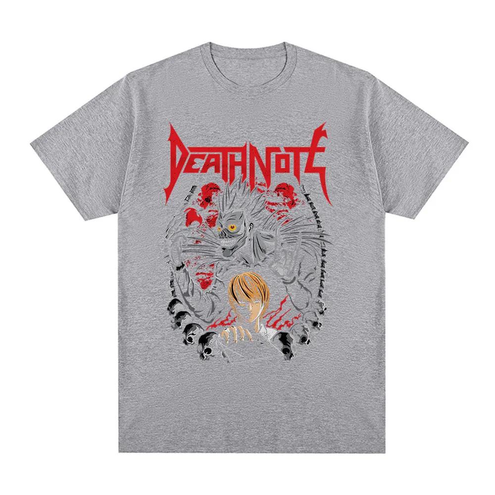Anime Death Note Ryuk Yagami Light T Shirt Unisex Women Clothing Cotton Oversized Tshirt Fashion Vintage Short Sleeve Tshirts