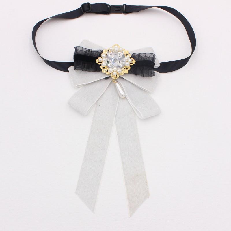Starry Cat Rhinestone Bow Tie: Korean Style Sequin Stage Lapel Flower Collar Accessory TS258